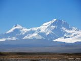 11 Phola Gangchen And Shishapangma From Just Before After Shishapangma Checkpoint Phola Gangchen And Shishapangma continue to dominate the far west horizon as we approach Peiko Tso.